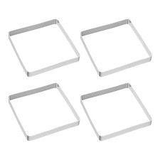 4 Cercles à pâtisserie