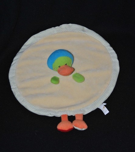 Peluche doudou canard rond