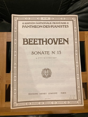 Beethoven sonate opus 27 - n°13,