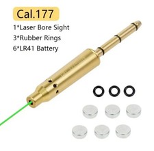 Laser Pour Carabine Cal 177. Réglage Laser Vert , Autre Dim. Dispo 22LR 357mag.