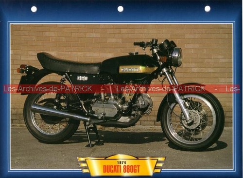 Ducati 860 1974 fiche - gt,