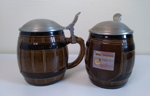 Paire chopes bière kronen - chopes,