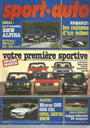 Sport auto 262 bmw - sport, n°262
