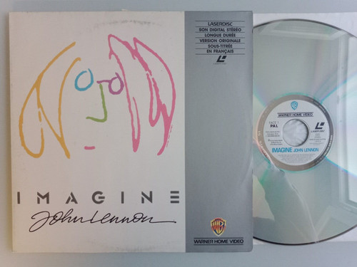 John lennon laser disc - john,