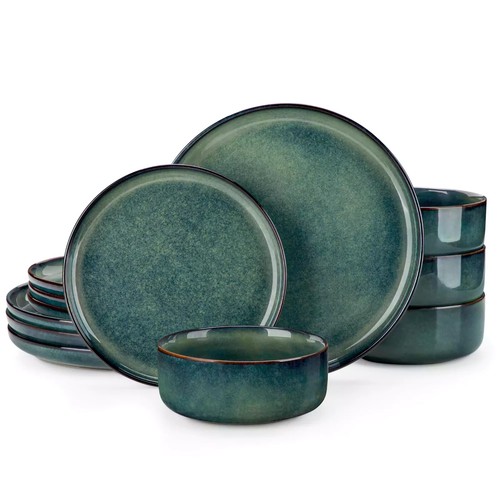 Ensemble vaisselle vert