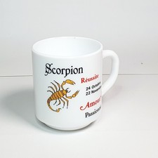Ancien Mug Tasse Scorpion