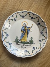 ASSIETTE FAIENCE PATRONYMIQUE