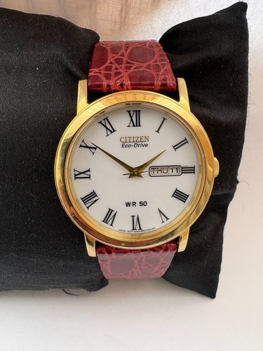 Montre bracelet cuir citizen - bracelet,