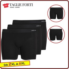Three elastic cotton underwear boxer plus size for men. Big and tall. Big size
