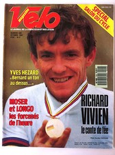 Vélo magazine n°226 du 10/1987; Richard Vivien/ Yves Hezard/ Moser et Longo