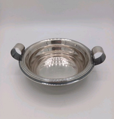 Petit plat métal argenté - plat,