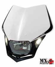 Porte Phare V-FACE LED YAMAHA WRF 450 2005-2006 RACETECH R-MASKBNNR009 Blanc