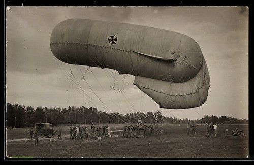 Carte postale photo ballon - , de