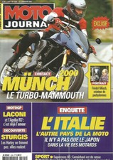 MOTO JOURNAL N°1505 MUNCH MAMMUT 2000/ APRILIA ATLANTIC 500 /VICTORY V92C DELUXE