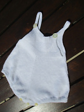 pour bébé barboteuse ancienne 1930-50 tricotée main