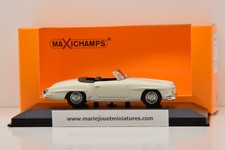 MERCEDES 190 SL 1955 WHITE MAXICHAMPS 1/43 NEUF EN BOITE