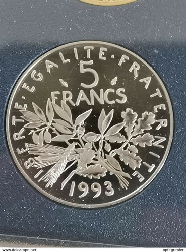Francs semeuse 1993 du - francs, be