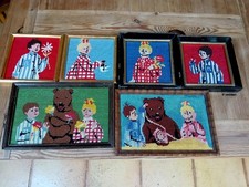 Collection De 6 Canevas Du Jouet Ancien Nicolas Et Pimprenelle 