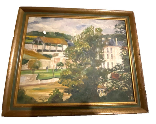 Tableau ancien huile - , toile