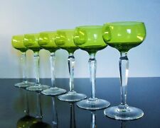 ANCIENNE GRAND 1 VERRE EN CRISTAL COULEUR FORME BALLON VAL ST LAMBERT SIGNE