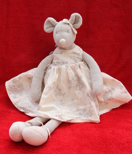 Doudou souris grise - doudou, beige