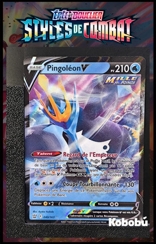 Carte pokémon pingoléon - carte,