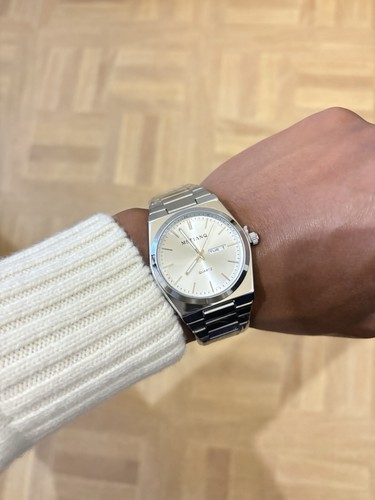 Montre homme quartz - montre, acier