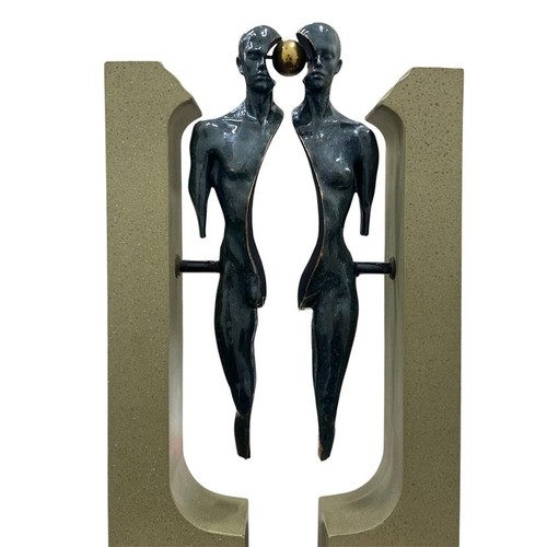 Sculpture androgyne signée