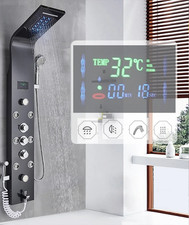 Colonne de Douche Noir Panneau