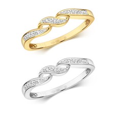 Bague Femme Or Blanc/Jaune 9