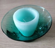 Photophore en verre + bougie