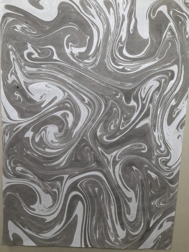 Papier marbré cuve de - papier,