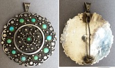 Pendentif broche Ethnique en