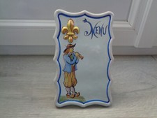 GRAND PORTE MENU FAIENCE