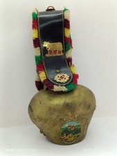 VINTAGE BRASS BRONZE SWISS COW