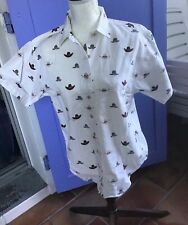 BARN FLY AUTHENTIC DESIGN USA « CHEMISE COUNTRY WESTERN »TAILLE S USA - VINTAGE 