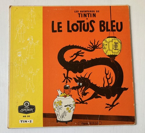 Tintin lotus bleu - lotus, vinyl