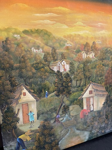 Tableau art naïf haïtien