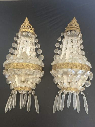 Ancienne paire appliques