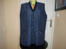 GILET MATELASSEE BARBOUR VINTAGE HOMME COL V MADE IN ENGLAND - TAILLE  L/XL