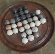 Jeu de solitaire en bois 33 trous