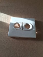 Enjoliveur Prise TV-RD Legrand Sagane SILEX blanc moucheté Réf 857 75 Occasion 