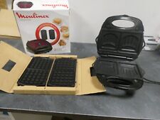 gaufrier / croque monsieur Moulinex breaktime sj615612 ( occasion , défaut )