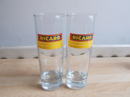Verres tube ricard - 2, nouveau