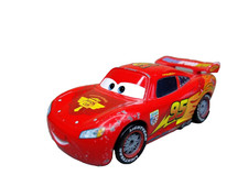 Flash McQueen Piston Cup WGP Disney Cars 2 Métal 1/55 Bon État Voiture Nascar