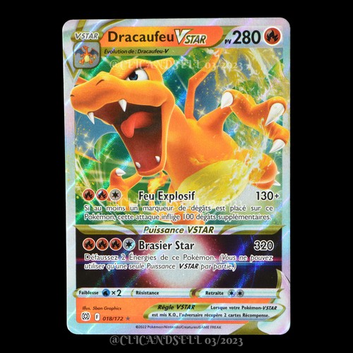 Carte pokémon dracaufeu vstar - carte,