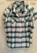 Chemisier carreaux bleu et gris T48 MS Mode (2204199) 