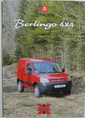 Brochure citroen berlingo 4x4 - brochure,