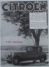 PUBLICITE AUTOMOBILE CITROEN