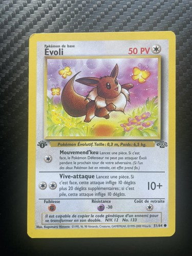 Carte pokémon evoli - pokémon, 51/64